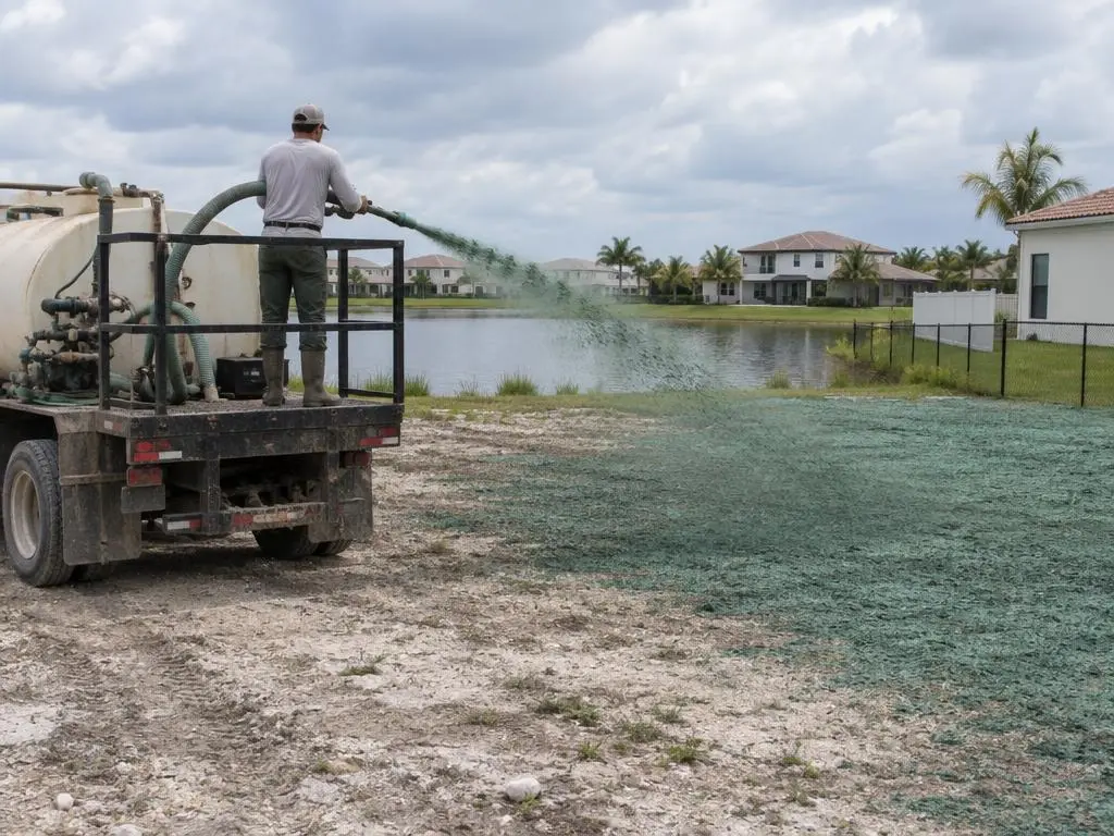 Commercial Property Hydroseeding in Miami, FL